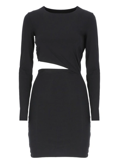 Wolford Merino Rib Mini Dress in Black