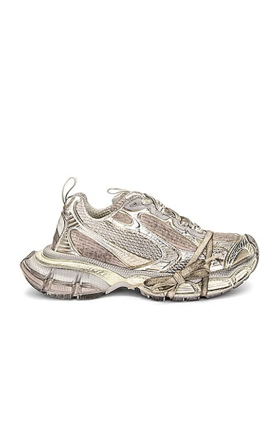 Balenciaga 3xl Extreme Lace Sneakers In White