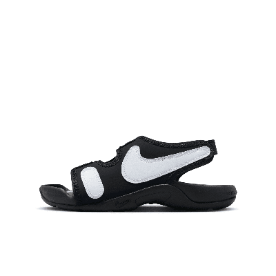 Nike Sunray Adjust 6 Big Kids' Slides In Black