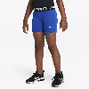Nike Pro Big Kids' (girls') Dri-fit 5" Shorts In Blue