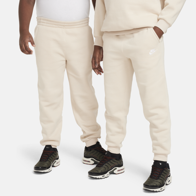 Nike Sportswear Club Fleece Big Kids' Jogger Pants (extended Size) In Brown