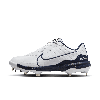 Nike Men's Alpha Huarache Varsity 4 Low Baseball Cleats In White