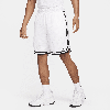Nike Men's Dna Dri-fit 8" Basketball Shorts In White/black/black