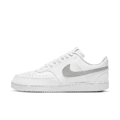 Nike Men's Court Vision Low Next Nature Shoes In White