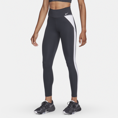 Nike Women's One Mid-rise Full-length Leggings In Black