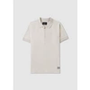 ANDROID HOMME MENS REG FIT ZIP POLOSHIRT IN SAND