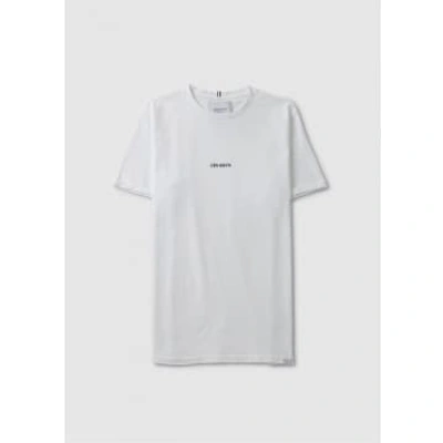 Les Deux Mens Lens T-shirt In White Black