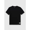 ANDROID HOMME MENS REG FIT RIB INTEREST T-SHIRT IN BLACK