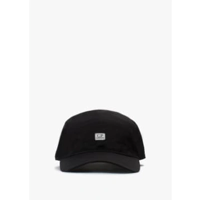 C.p. Company Chrome-r Panelled Logo Cap In 999