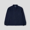MC OVERALLS NAVY FITTED COTTON CANVAS COACH JACKET