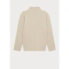 PAUL SMITH PAUL SMITH HIGH NECK OPEN BACK STRIPE DETAIL JUMPER COL: 02 OFF WHITE,