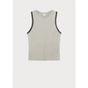 PAUL SMITH PAUL SMITH SLEEVELESS SPARKLE TRIM DETAIL KNITTED VEST COL: 02 OFF WHI