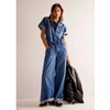 FREE PEOPLE EDISON WIDE-LEG COVERALL