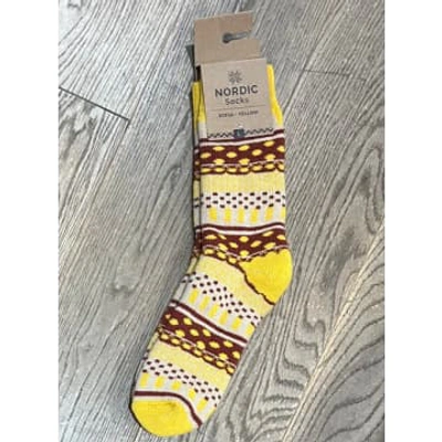 Nordic Sofia Sock In Yellow