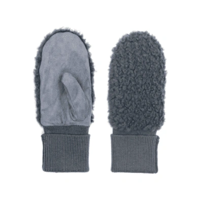 Nooki Design Gia Faux Fur Mitten- Mole In Gray