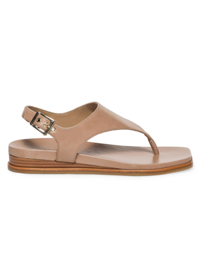 Bernardo Concord Low Wedge Sandals In Birch