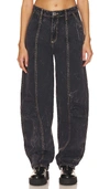 ROTATE BIRGER CHRISTENSEN SUNDAY WASHED WIDE PANTS
