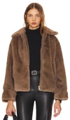 Shop Heartloom Sari Coat In Mink