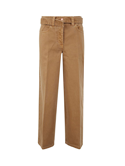 Alexander Wang Raver Jean With Belt In Brown