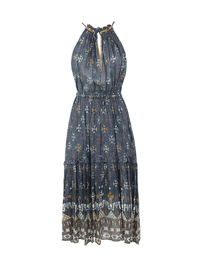 Isabel Marant Étoile Kabelino-ge Midi Dress In Multicolore