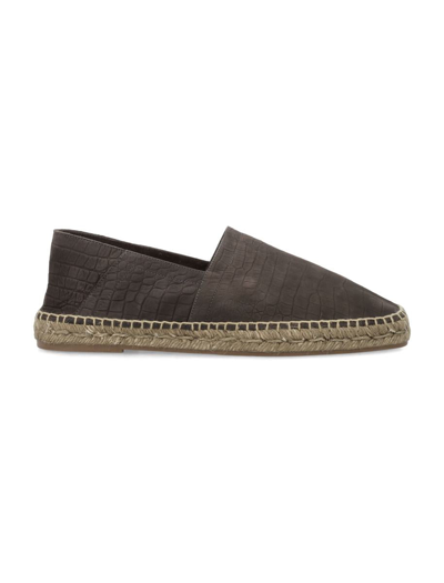 Tom Ford Espadrillas In Fango + Ecru