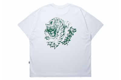 Pre-owned Stockx X Lakh Hong Kong City Series 2.0 T-shirt White/white Tiger