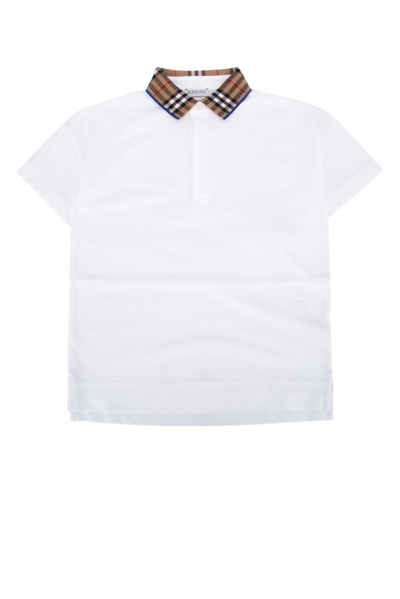 Burberry Kids Check In White