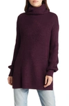 Vero Moda Sayla Long Sleeve Sweater In Winetasting