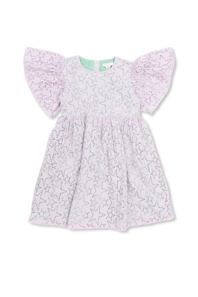 Stella Mccartney Kids Openwork A In Purple