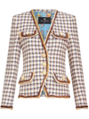 Etro Tweed Jacket In White