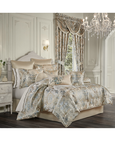 J Queen New York Jacqueline 4-pc. Comforter Set, California King In Ivory