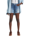 Levi's Women's Mid Rise Mid-length Stretch Shorts In What Are We