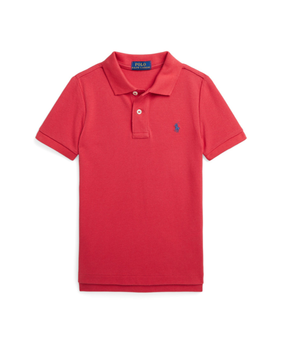 Polo Ralph Lauren Kids' Toddler And Little Boys Performance Jersey Polo Shirt In Old Glory Red