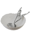 Michael Aram Chrysanthemum Salad Bowl & Tulip Servers