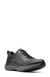 Clarks Wave 2.0 Vibe In Black Tumbled Leather