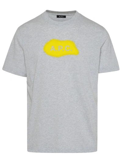 Apc Albert T-shirt In Grey