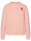 Kenzo Boke Flower Crest Sweatshirt In Faded Pink