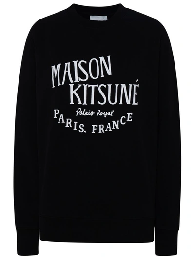 Maison Kitsuné Black Cotton Sweatshirt