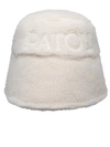 PATOU IVORY COTTON BLEND HAT