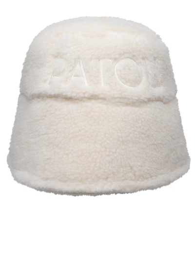 Patou Logo Hat. In White