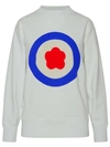 KENZO WHITE COTTON SWEATSHIRT