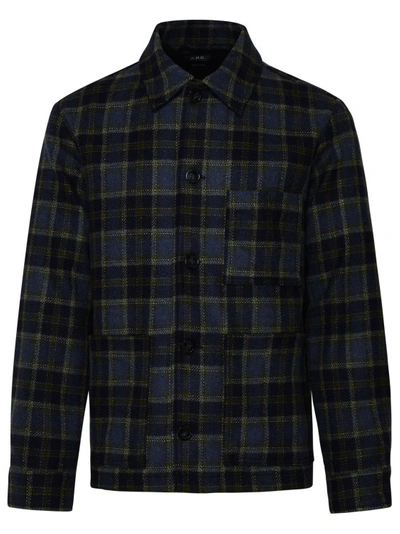 Apc A.p.c. New Emile Shirt In Blue