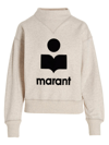 Isabel Marant Étoile Moby Flocked Logo Sweatshirt