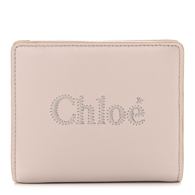 Chloé Chloe Women Light Grey Leather Sense Wallet In Gray