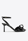 Prada Strassverzierte Sandalen In Black