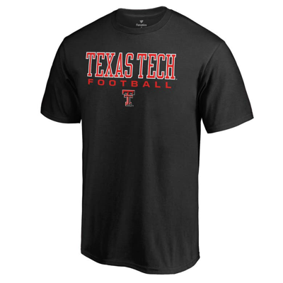 Fanatics Branded Black Texas Tech Red Raiders True Sport Football T-shirt