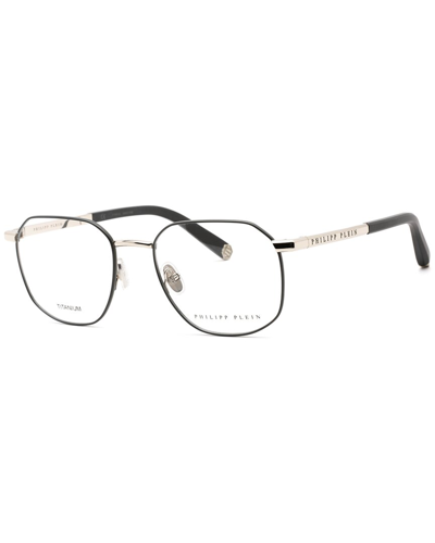 Philipp Plein Dnu  Men's Vpp020m 53mm Optical Frames In Silver