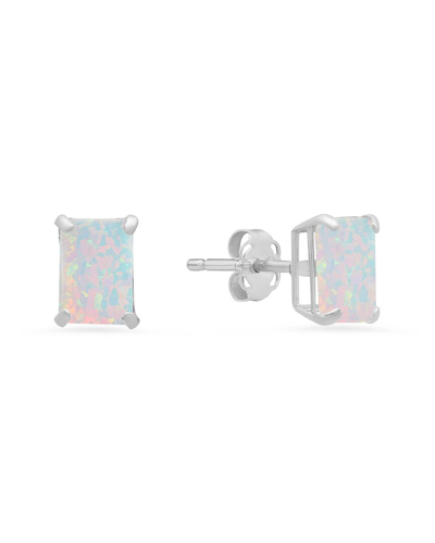 MAX + STONE MAXCOLOR 14K 0.90 CT. TW. LAB-GROWN OPAL STUDS