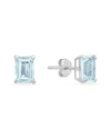 Max + Stone Maxcolor 14k 1.30 Ct. Tw. Aquamarine Studs