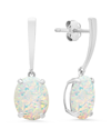 Max + Stone Maxcolor 14k 1.50 Ct. Tw. Created Opal Drop Earrings